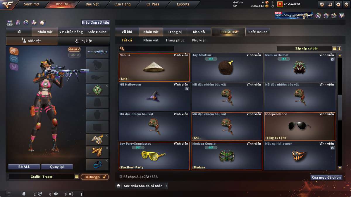 shop acc cf uy tin gia re